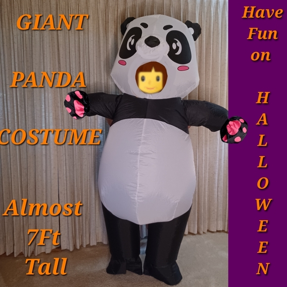 Giant panda costume happy halloween - Picture 4 of 5